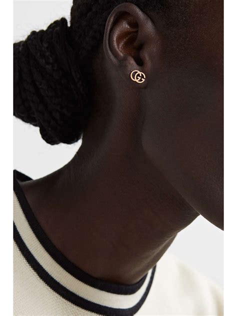 gucci ohrringe rosegold|Gucci bamboo earrings.